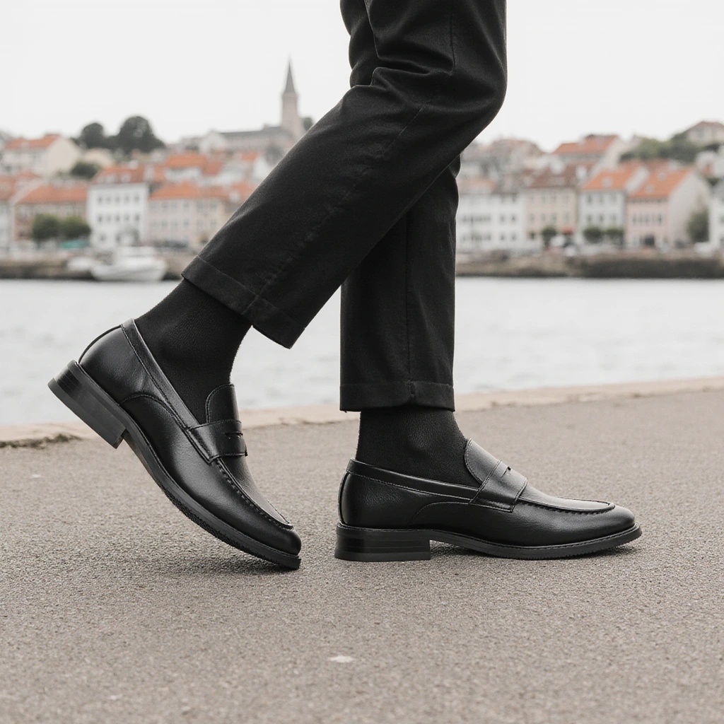 Women Formal Wear For Summer - Mocasines Negros Clásicos para Hombre, Zapatos