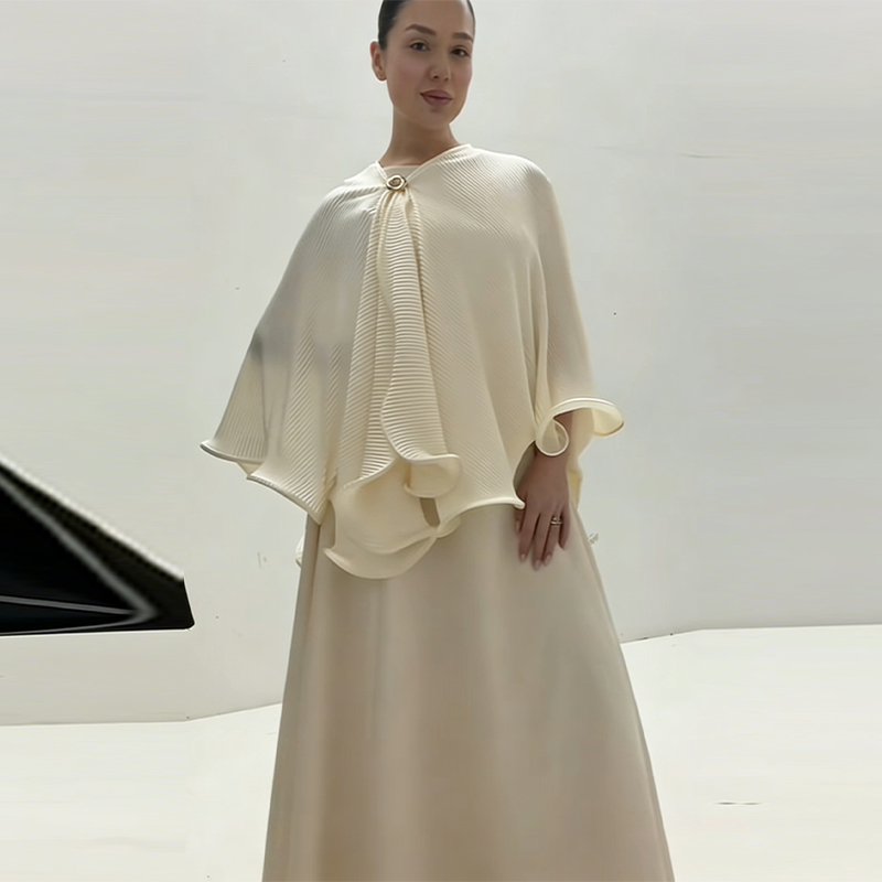 Women Formal Wear For Summer - Conjunto de Vestido y Chal Romántico