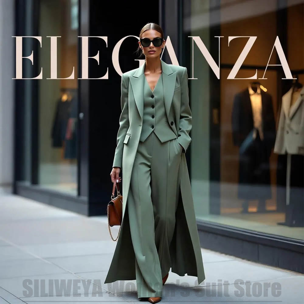 Women'S Office Formal Wear For Ladies - Elegante Conjunto de Traje de Tres