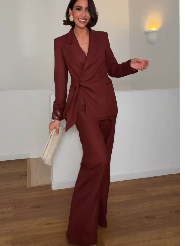 Women'S Formal Wear Suits - Traje de Blazer y Pantalón para