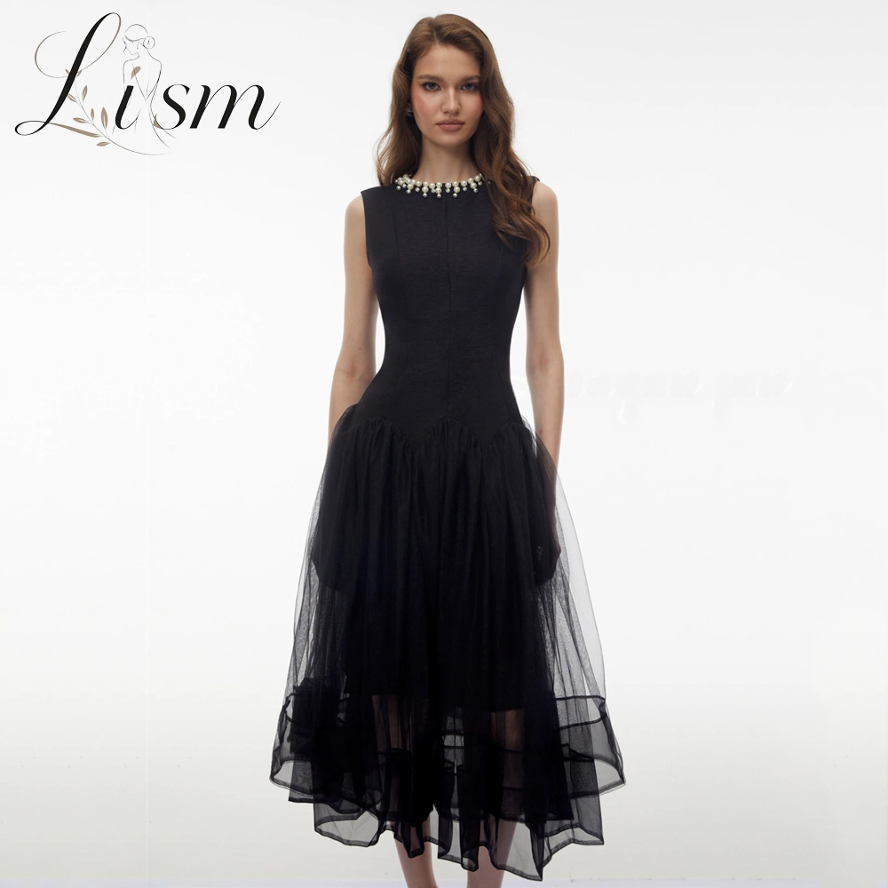 Women Formal Wear Black - Lism - Vestidos de Fiesta Negros
