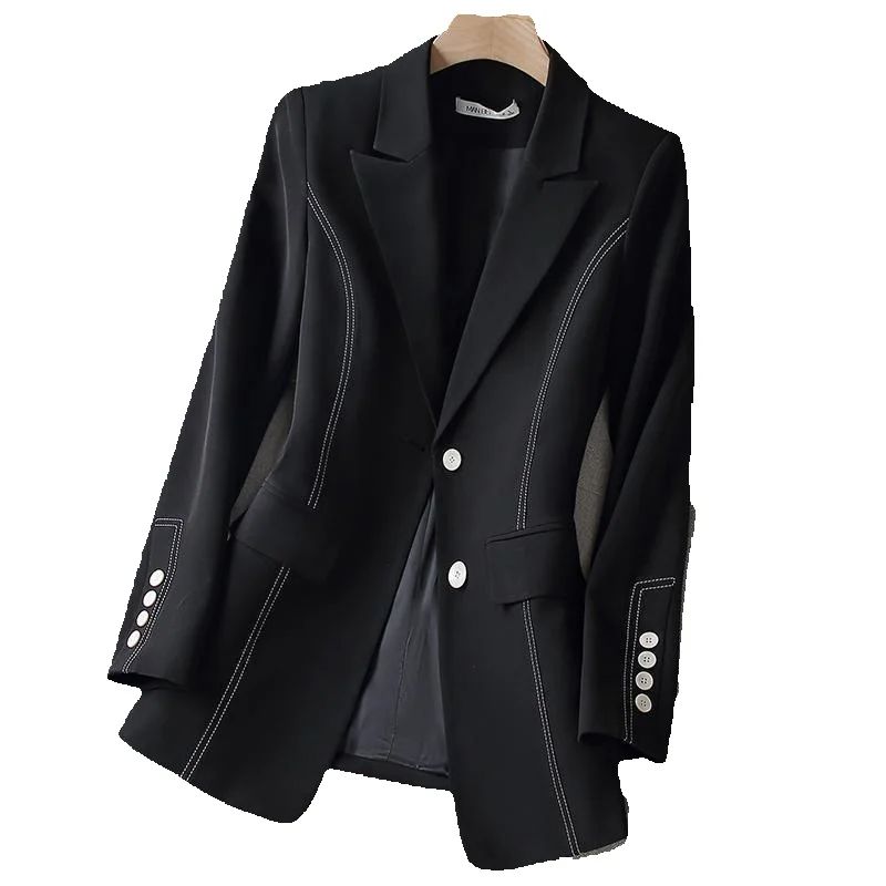 Women Formal Wear With Black Blazer - Nuevo Blazer Formal de Moda para