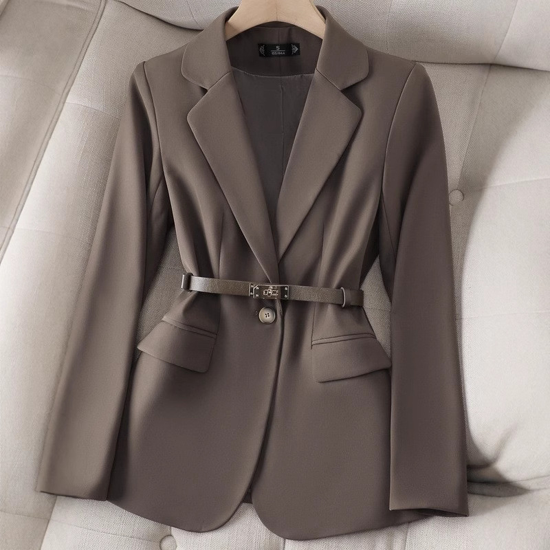 Women Formal Wear With Black Blazer - Blazer de oficina para mujer, chaqueta
