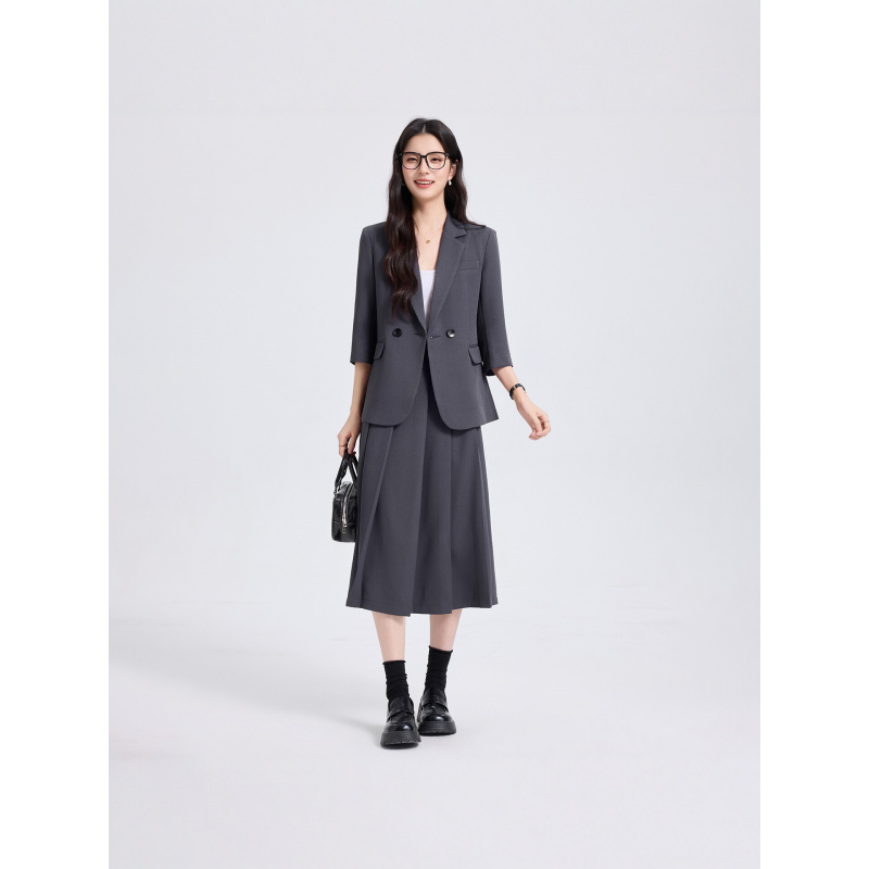 Women'S Office Formal Wear For Ladies - Conjunto de Traje Azul Marino para