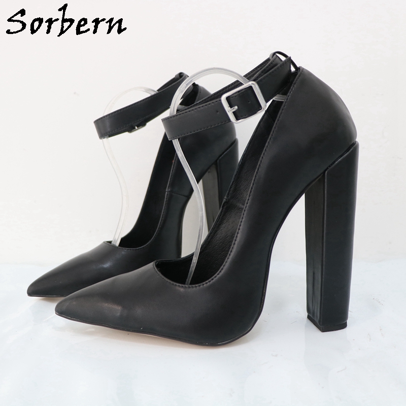 Pump Heel Block - Sorbern-zapatos de tacón alto para mujer,