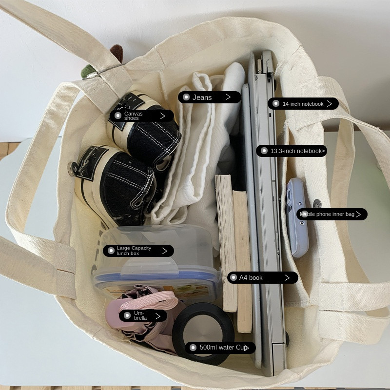 Bolso de lona con letras ins,  - Structured Handbag Work reseña y precio