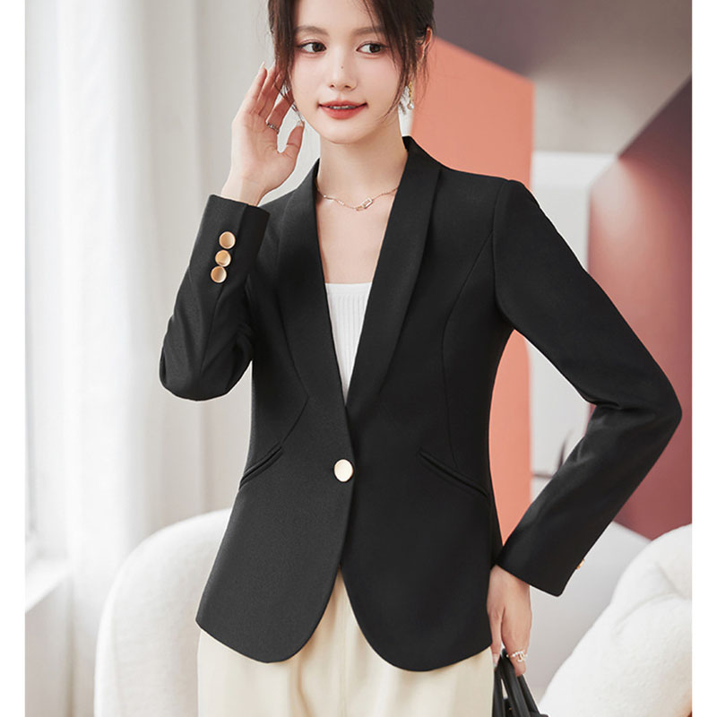 2025 nueva moda mujer chaqueta - Women Formal Wear With Black Blazer reseña y precio