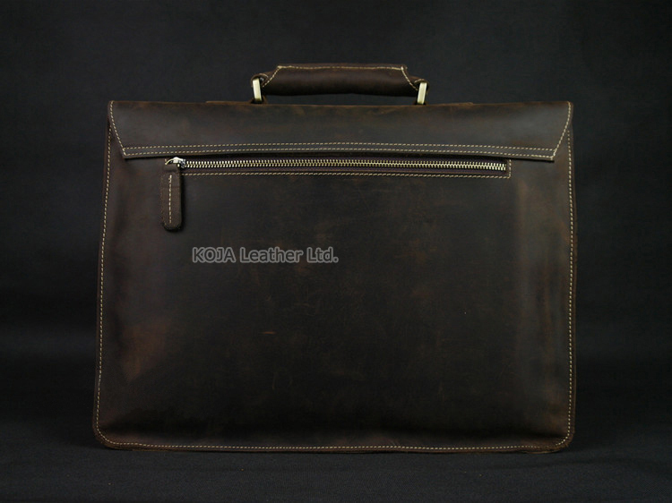 Crazy Horse-maletín Vintage de - Structured Handbag Work reseña y precio