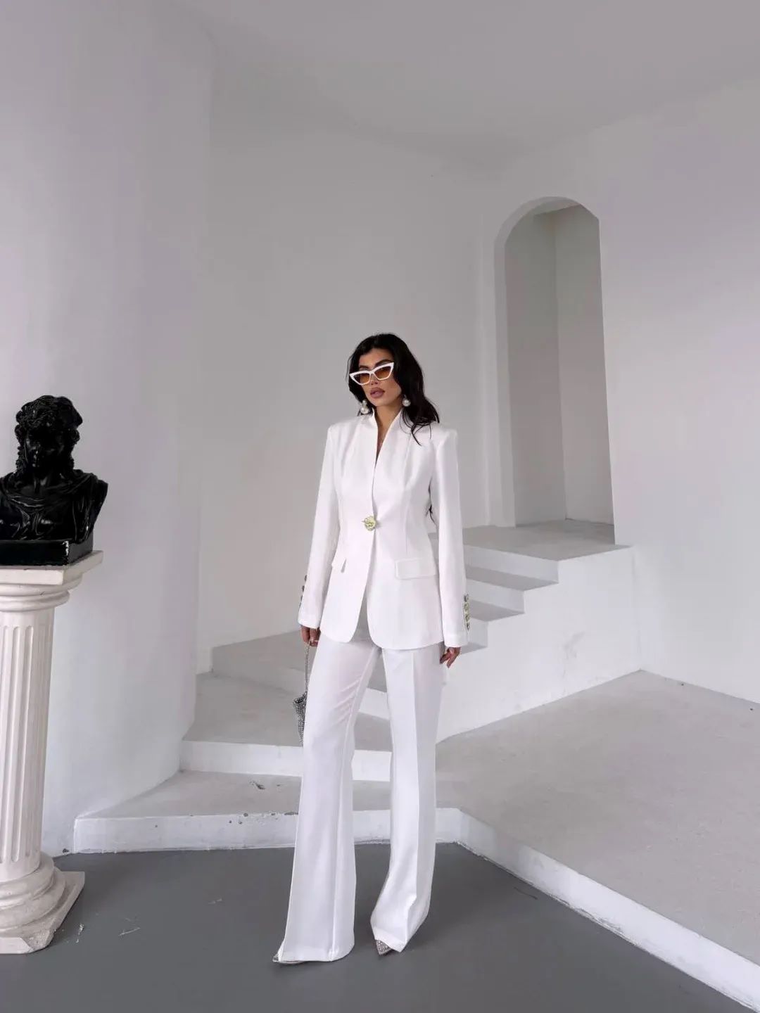 Trajes de pantalones de boda p - Women Formal Wear Outfits reseña y precio