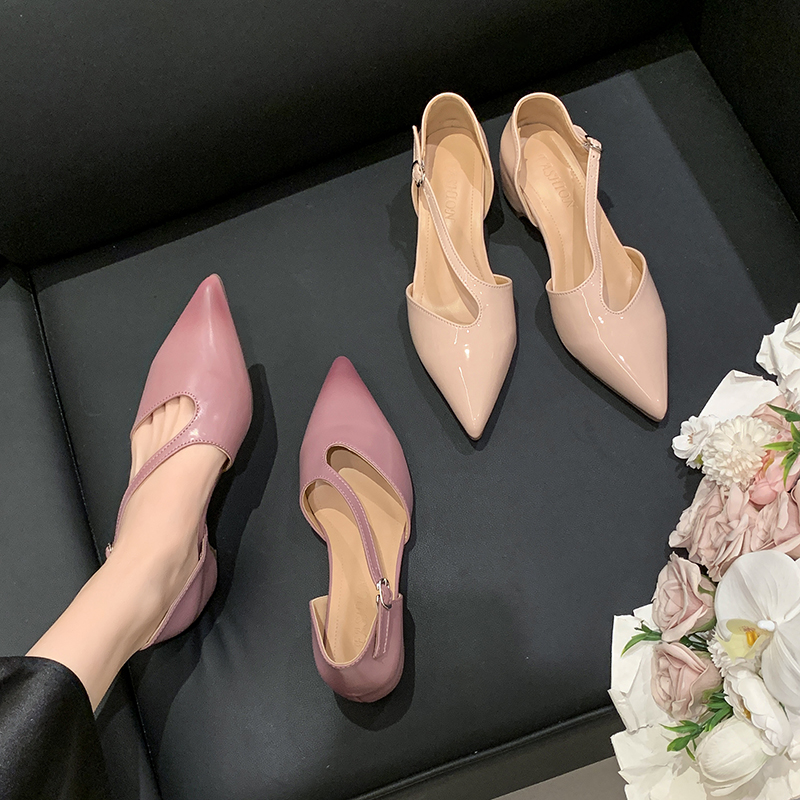 Sandalias Francesas de Punta P - Pump Heel Block reseña y precio