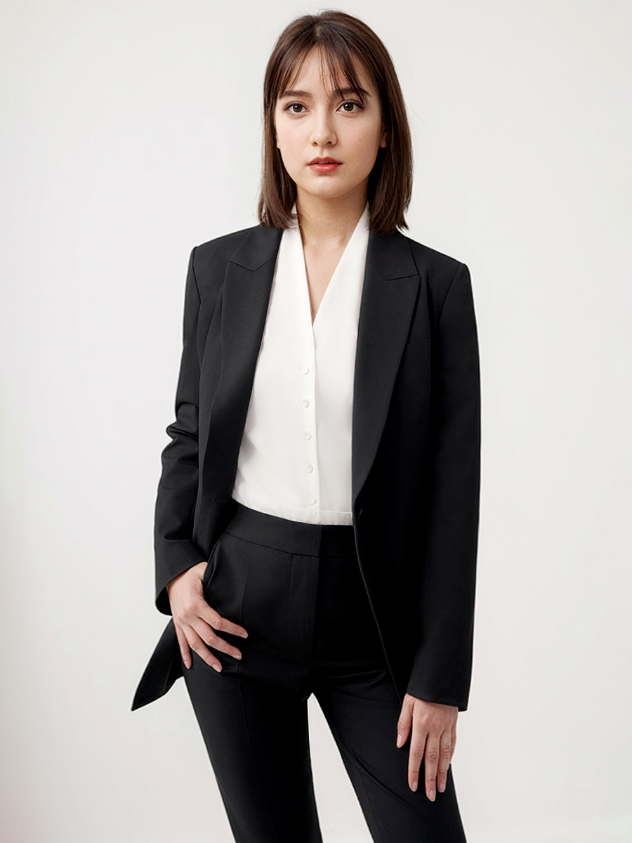Conjunto de trajes para mujer, - Women Formal Wear With Black Blazer reseña y precio