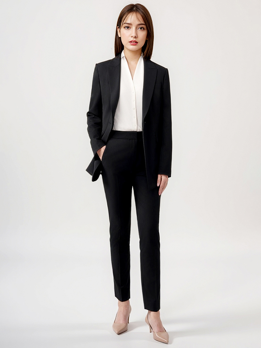 Conjunto de trajes para mujer, - Women Formal Wear With Black Blazer reseña y precio