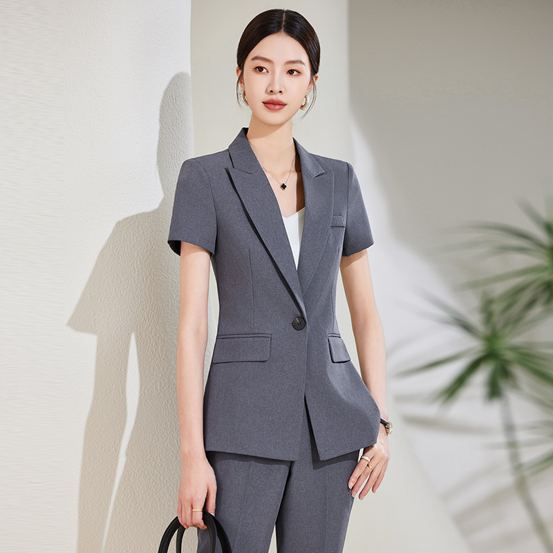 Conjunto de traje de manga cor - Women Formal Wear Store reseña y precio