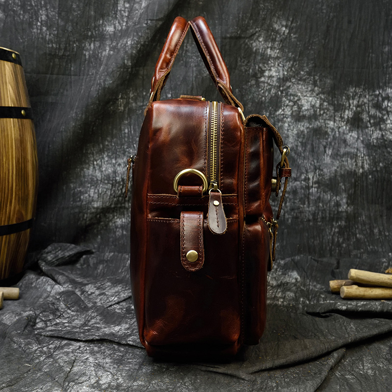 Maletín de cuero genuino para  - Structured Handbag Work reseña y precio