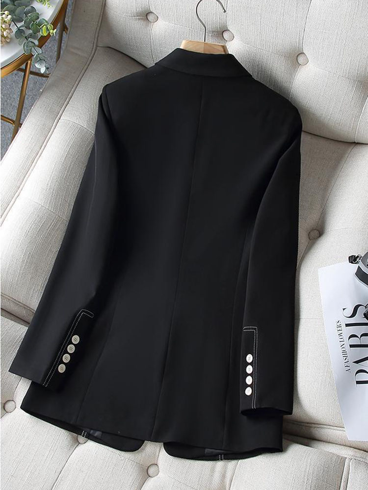 Nuevo Blazer Formal de Moda pa - Women Formal Wear With Black Blazer reseña y precio