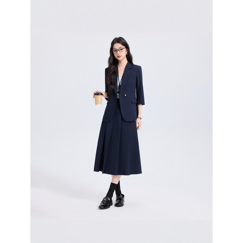Conjunto de Traje Azul Marino  - Women'S Office Formal Wear For Ladies reseña y precio