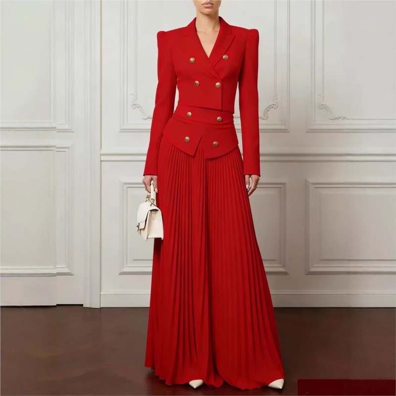 Conjunto Elegante de 2 Piezas  - Women'S Formal Wear Suits reseña y precio