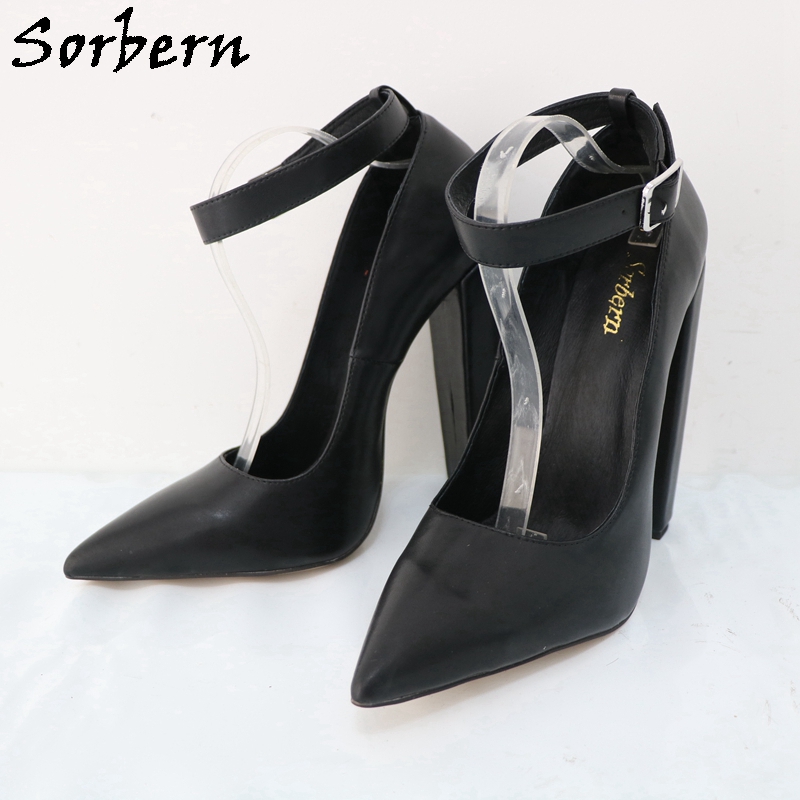 Sorbern-zapatos de tacón alto  - Pump Heel Block reseña y precio