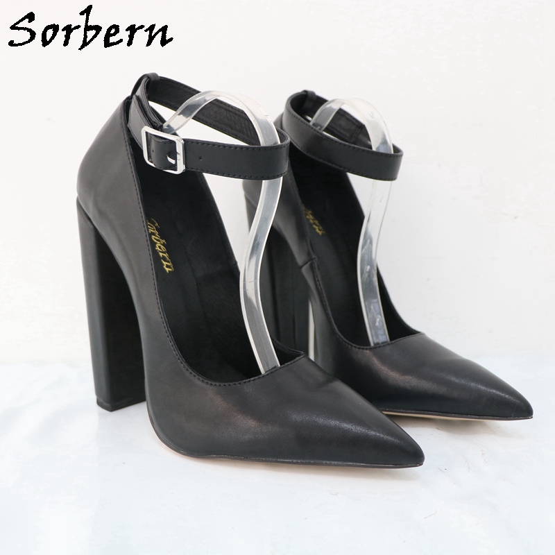 Sorbern-zapatos de tacón alto  - Pump Heel Block reseña y precio