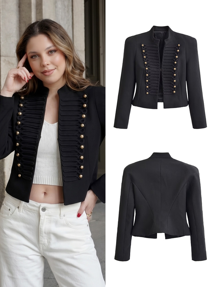 Chaqueta Napoleón Vintage para - Women Formal Wear Black reseña y precio