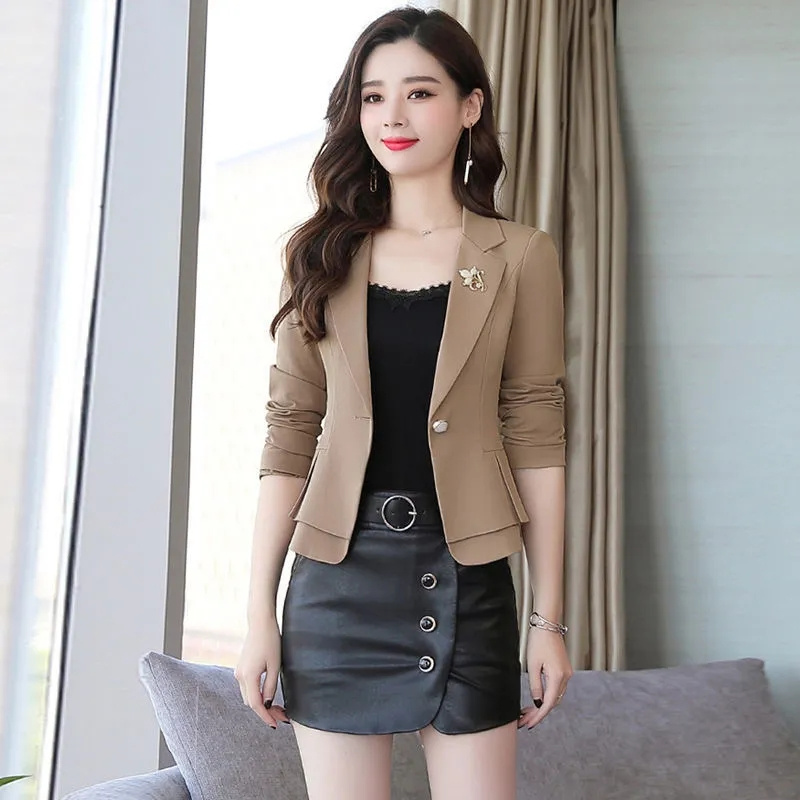 Abrigo Formal Delgado para Muj - Women Formal Wear With Black Blazer reseña y precio